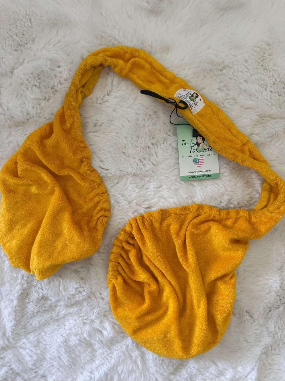 NWT The Ta-Ta Towel~Gold